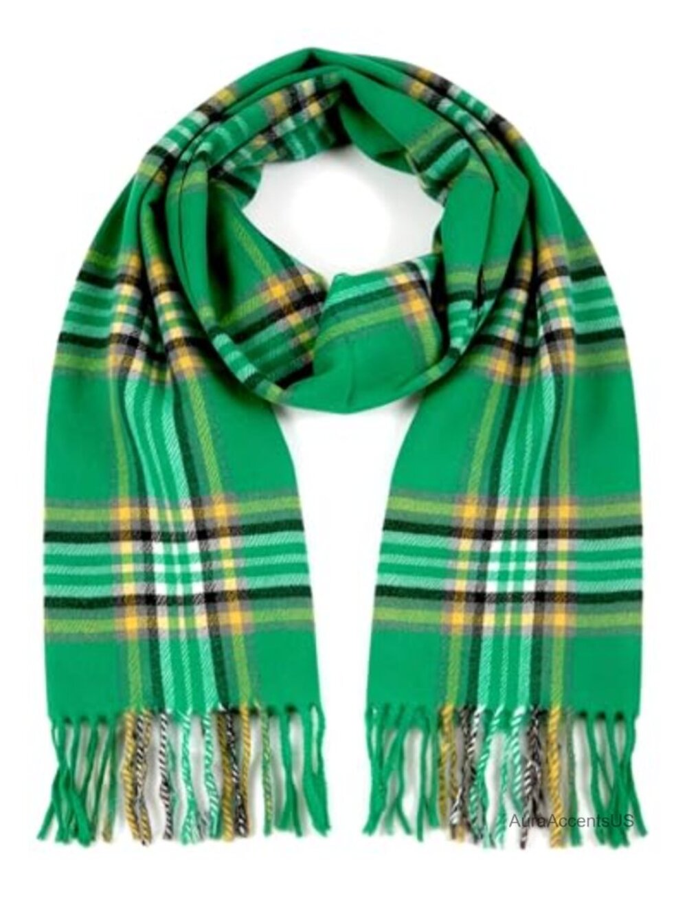 Cashmere Feel Tartan Plaid Winter Scarf Lightweight Scottish Heritage